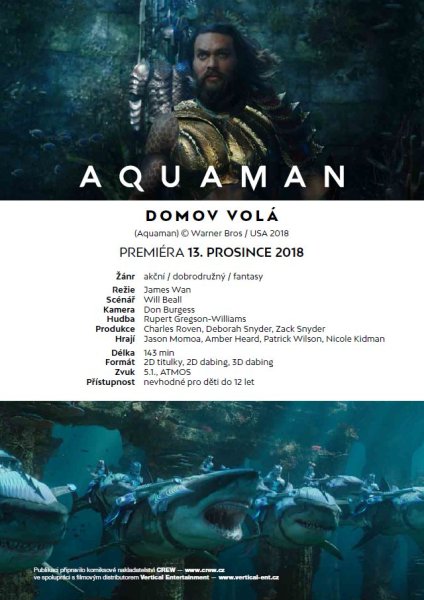 detail Aquaman - ukázka z komiksu