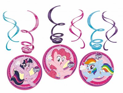 Točená dekorace - My Little Pony 6ks