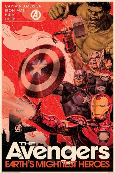 detail Avengers plakát 61x91,5