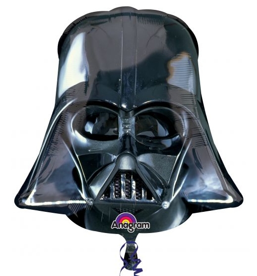 detail Foliový balónek - Star Wars - hlava Darth Vader 63x72cm