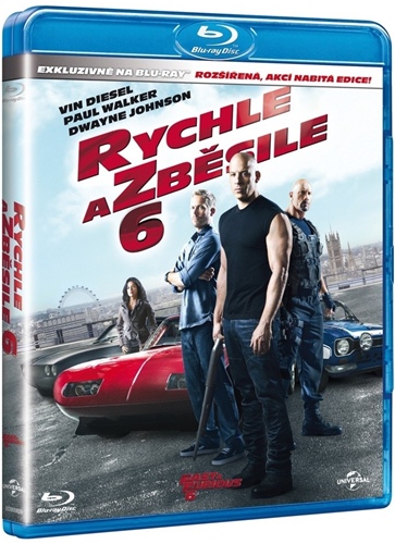 detail RYCHLE A ZBĚSILE 6 - Blu-ray