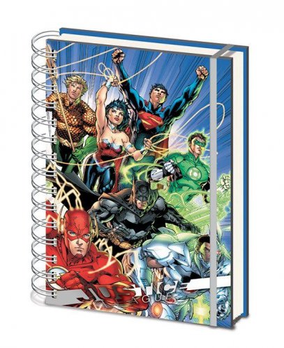 Zápisník DC - Justice League A5, kroužkový